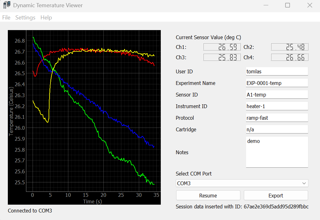 Temperature Data Viewer